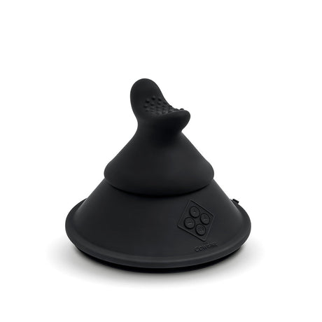Cowgirl Cone Premium Sex Machine with App and Remote Control in sleek black silicone design.