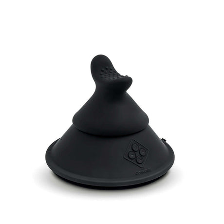 Cowgirl Cone Premium Sex Machine with App and Remote Control in sleek black silicone design.