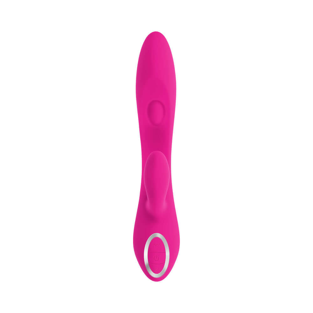 Evolved G Tapper G-spot Clitoral Stimulation, pink double-tapping vibrator with flexible design for G-Spot and clitoral pleasure.