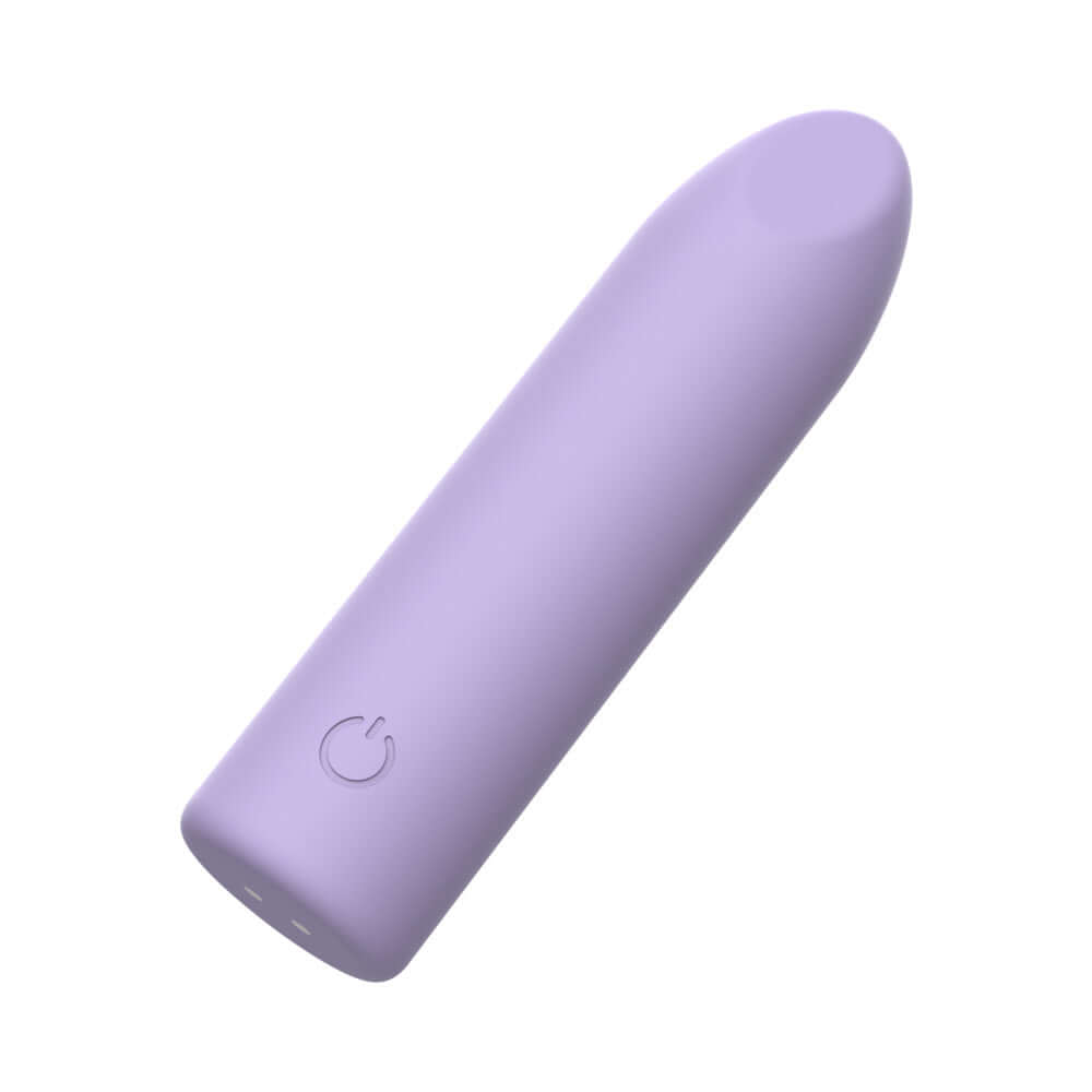 Adam & Eve Lilac Point Bullet Vibe - compact rechargeable vibrator in sleek lilac design for targeted stimulation.