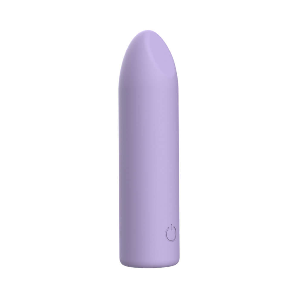 Adam & Eve Lilac Point Bullet Vibe compact rechargeable vibrator in soft lilac color with a smooth finish.