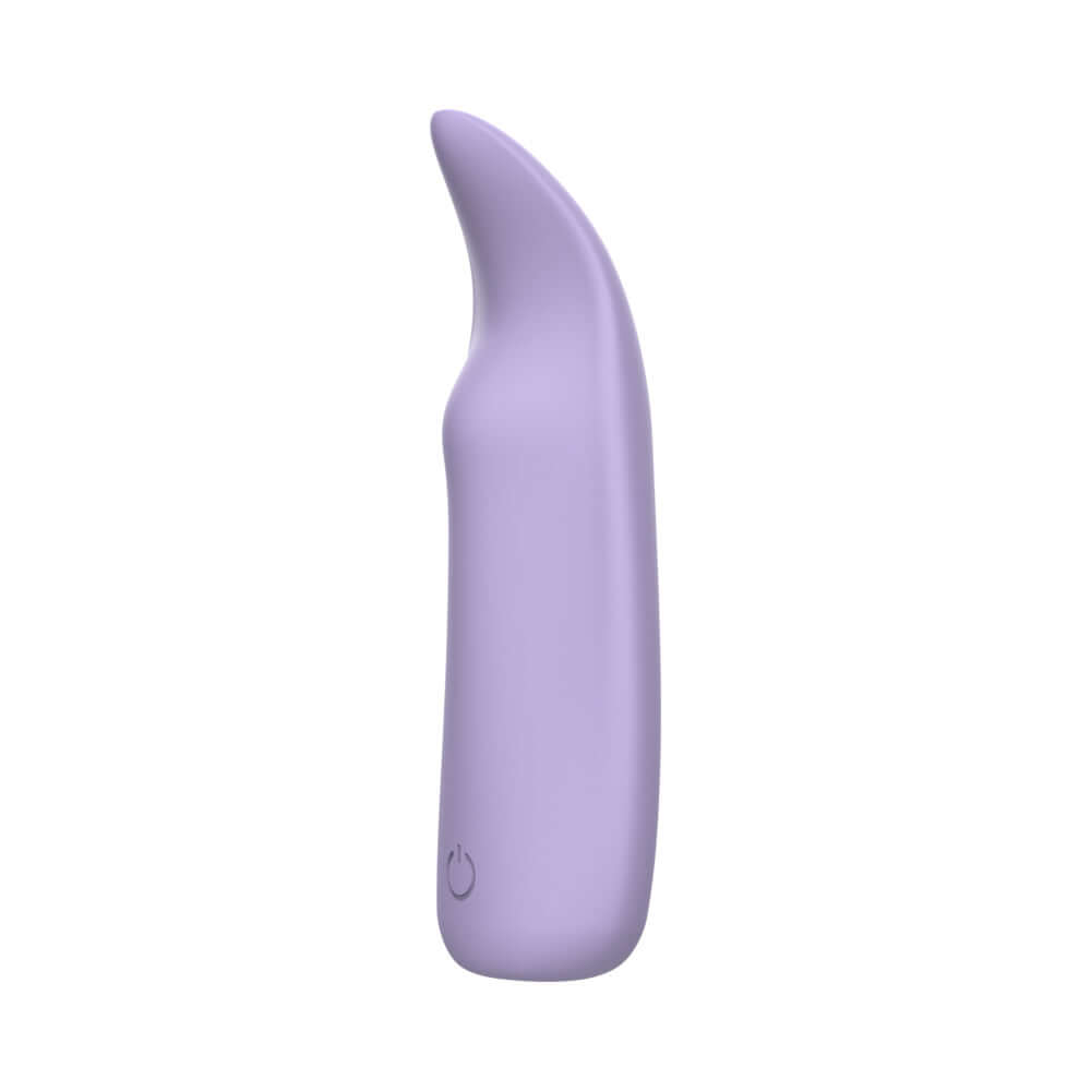 Adam & Eve Secret Curve Panty Bullet Vibe side view in soft purple color, designed for targeted stimulation.