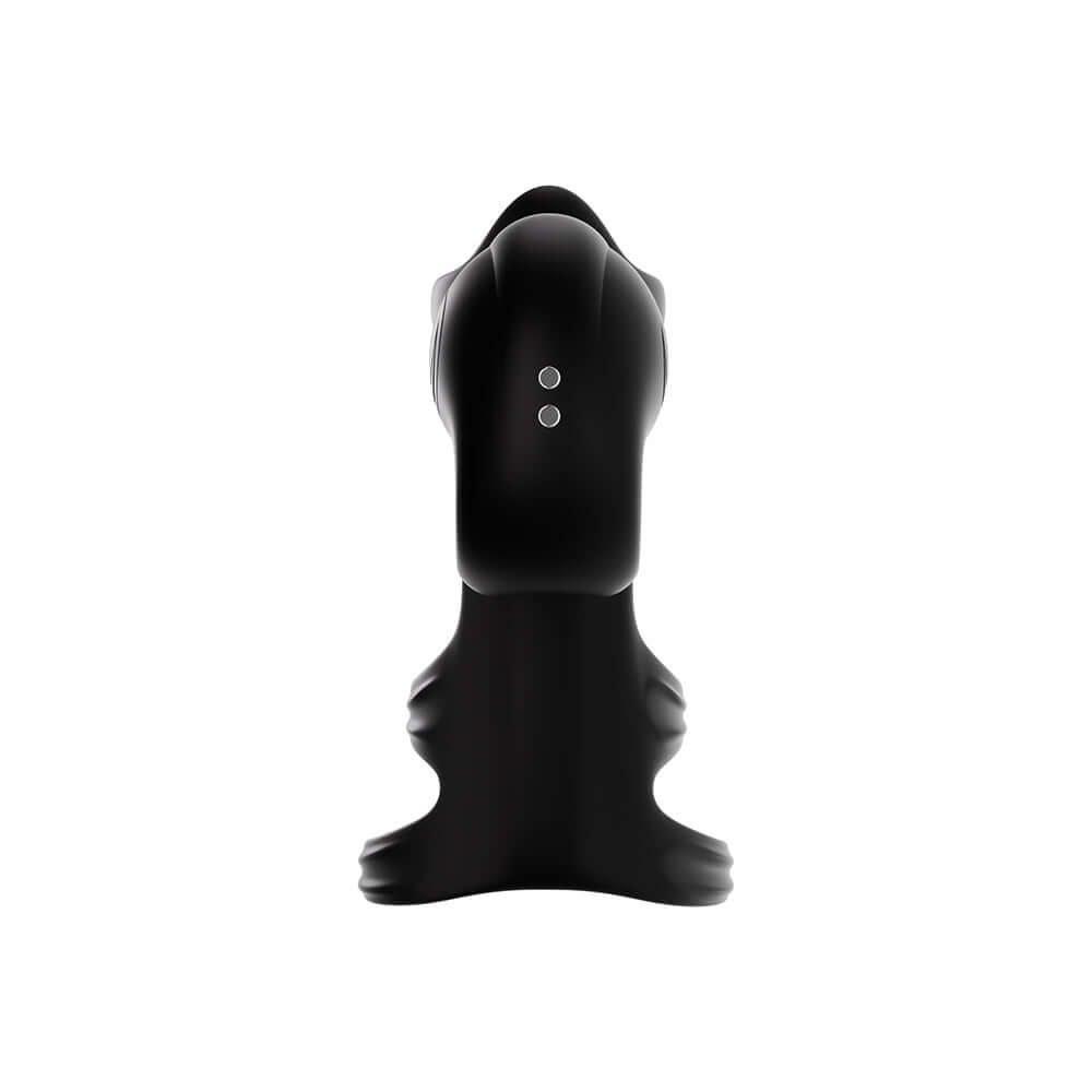 Svibe Snail Jovi Arc Couples Ring Vibrator Noir Haze in sleek black design showcasing its contoured arc.
