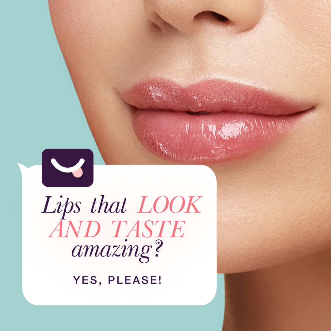 Sweetums Flavored Lip Balm Sweet Rose for soft, glossy lips that look and taste amazing.