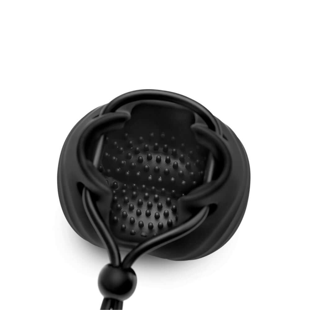 Me You Us Silicone Ball Bag showing soft silicone texture and inner stimulation features.