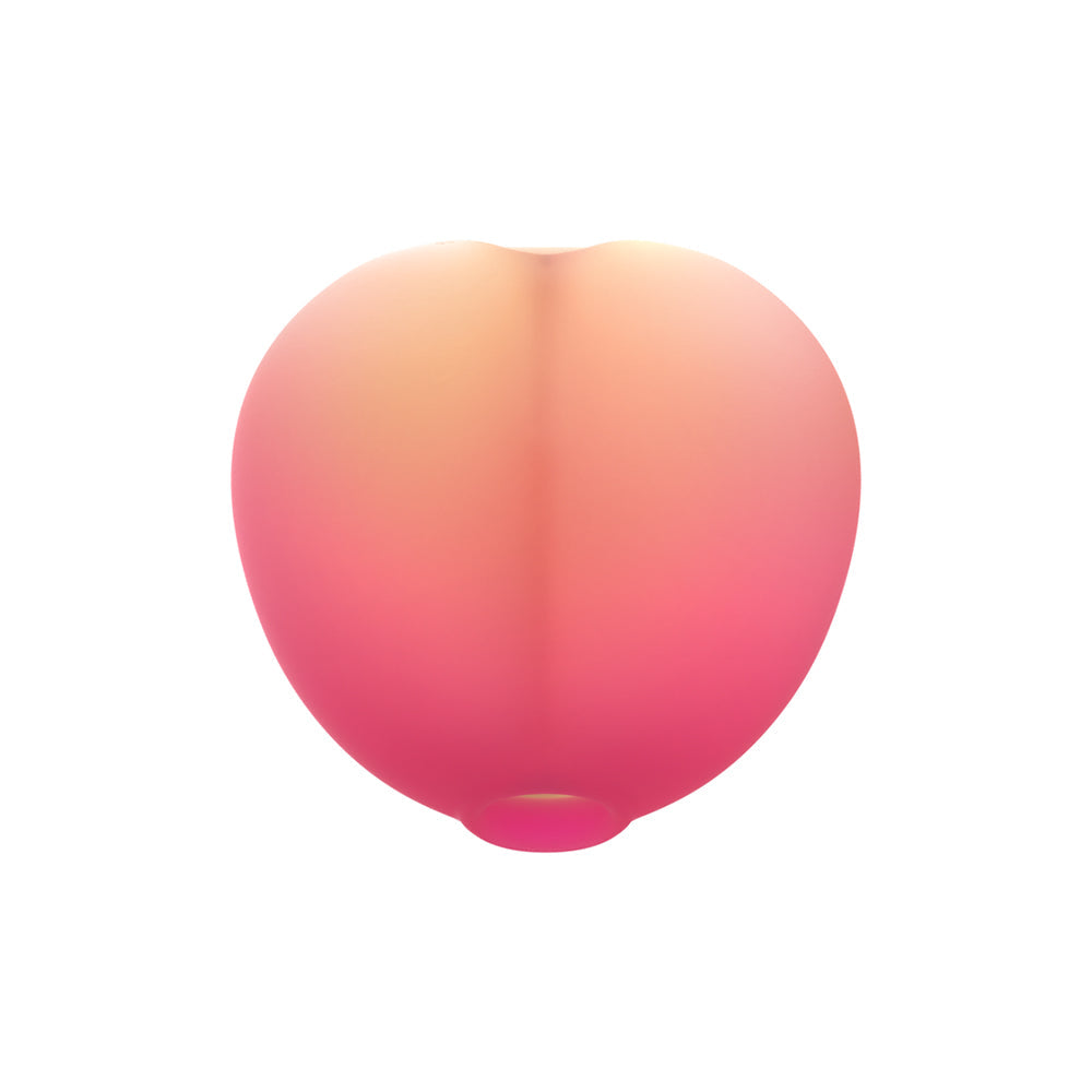 Romp Pink Peach Air Suction Clitoral Stimulator featuring a playful peach-inspired design.