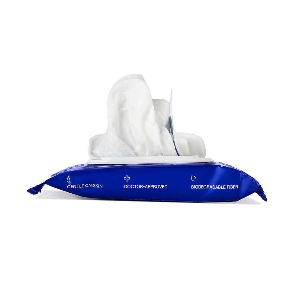 Dame Body Wipes 12 count Aloe & Cucumber with a gentle and biodegradable design for clean, refreshed skin.