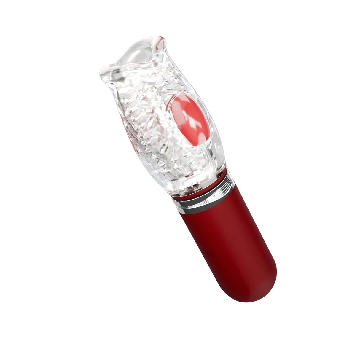 Adam & Eve Pleasure Pro 3000 Rotating & Thrusting Vibro Stroker with nubby sleeve design.