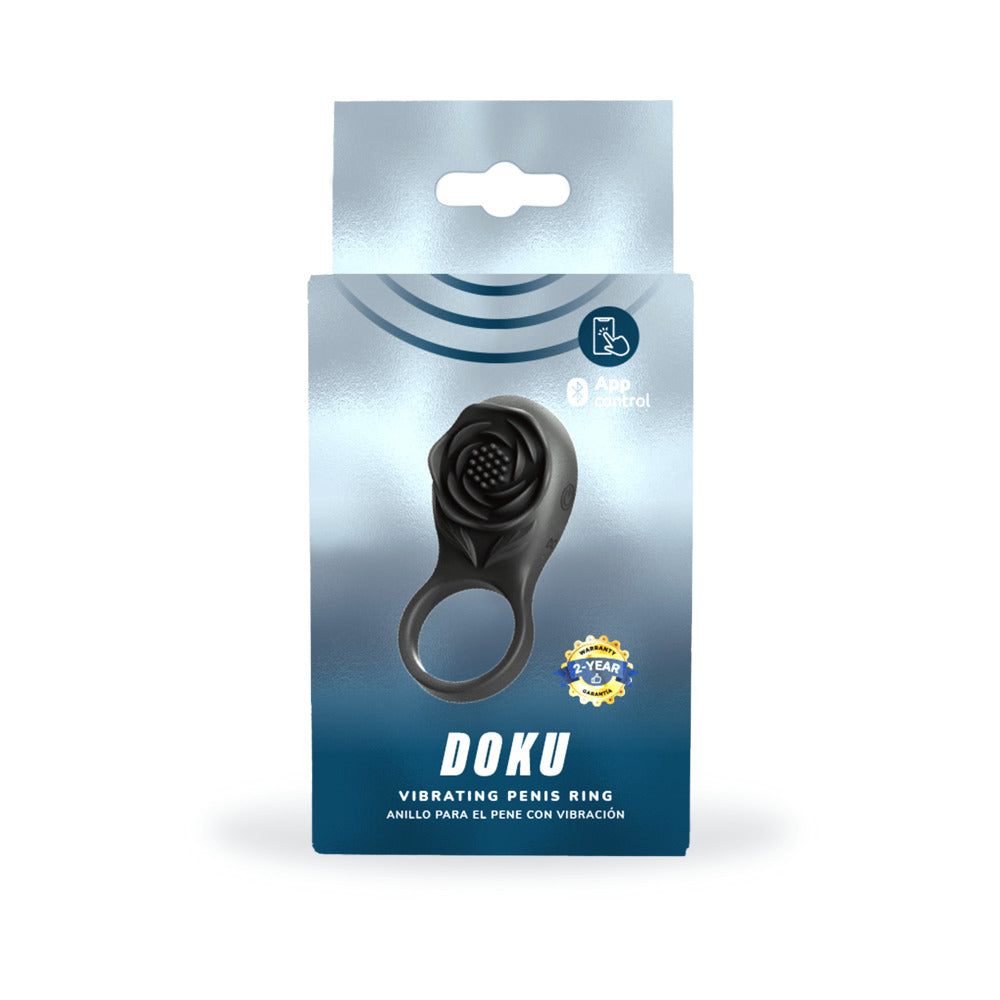 Camtoyz Vibrating Ring With App Doku packaging showcasing the app-controlled vibrating penis ring.
