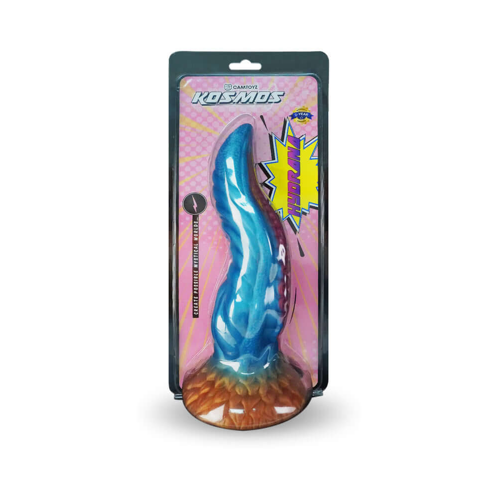 Camtoyz Fantasy Dildo Hydrana in colorful packaging showcasing its unique design and features.