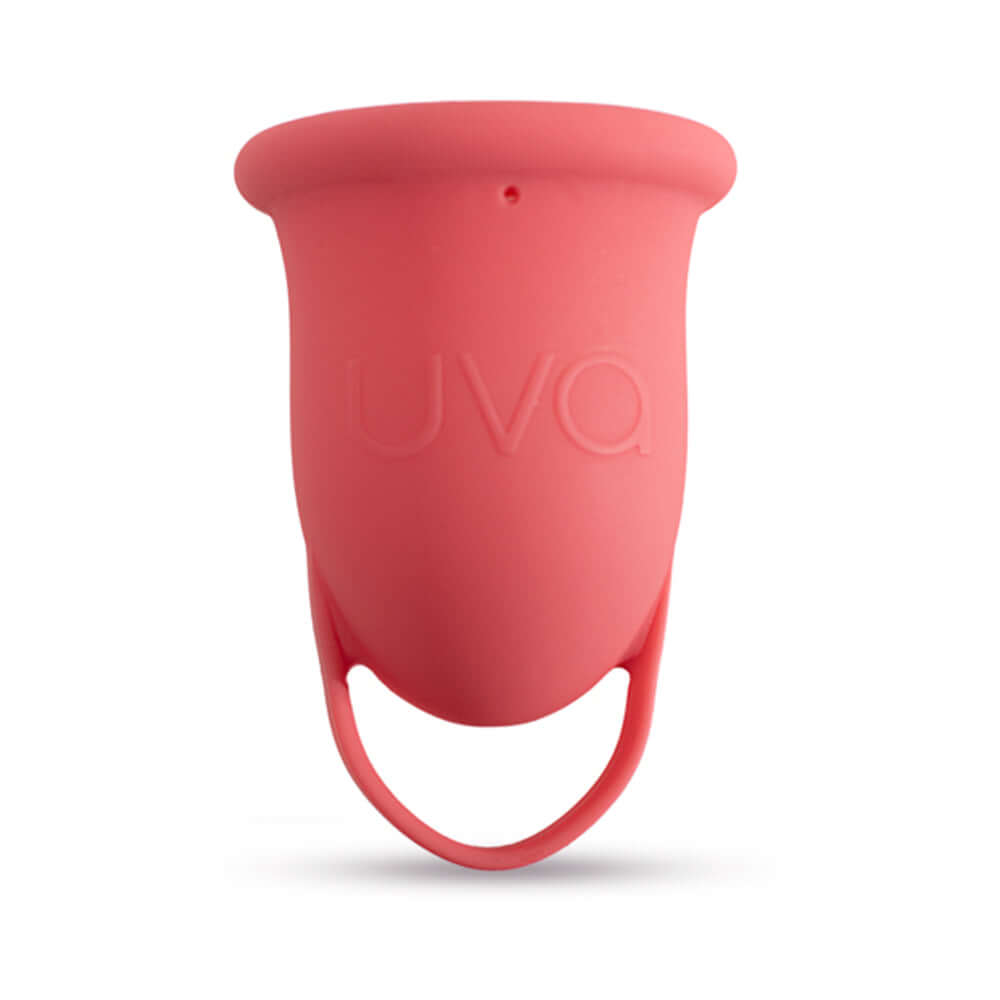 Uva Cup A Menstrual Cup Set in pink, made from medical-grade silicone for comfort and eco-friendly menstrual care.