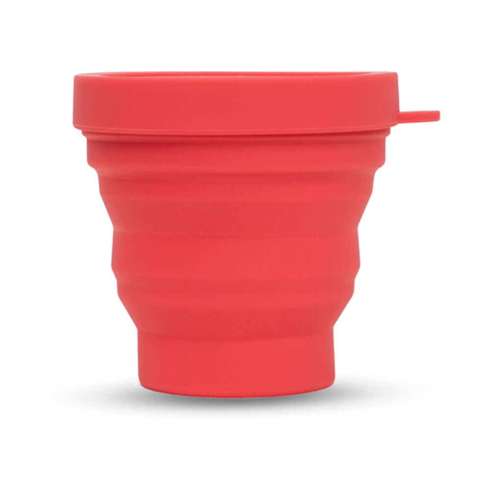 Uva Cup A Menstrual Cup Set in red, made from medical-grade silicone for eco-friendly menstrual care.