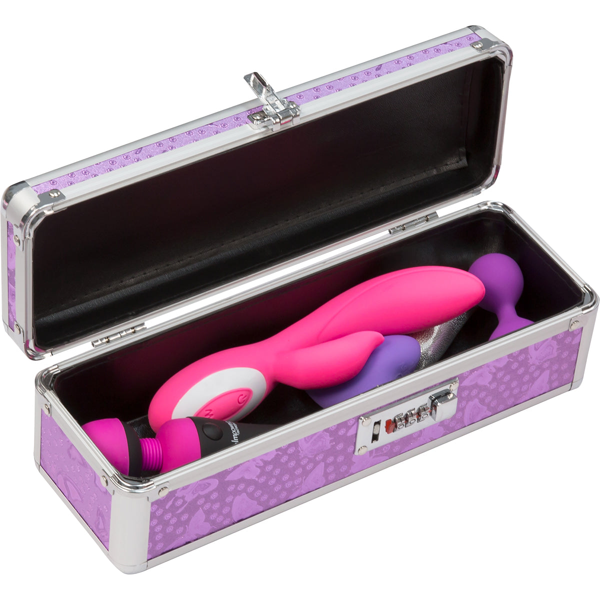 Lockable Toy Box Medium Purple