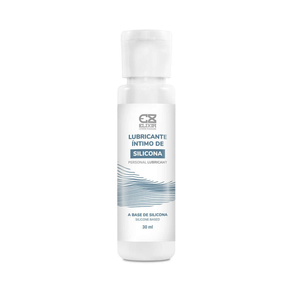 Elixir Personal Silicone Lubricant 30 ml bottle, silicone-based personal lubricant for maximum longevity and water resistance.