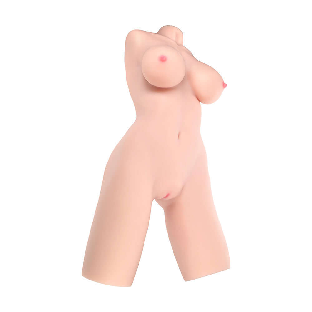 Xkin Bodyforms Lyla Rose Posable Dual Entry Vibrating Masturbator displayed in a realistic body-style design.