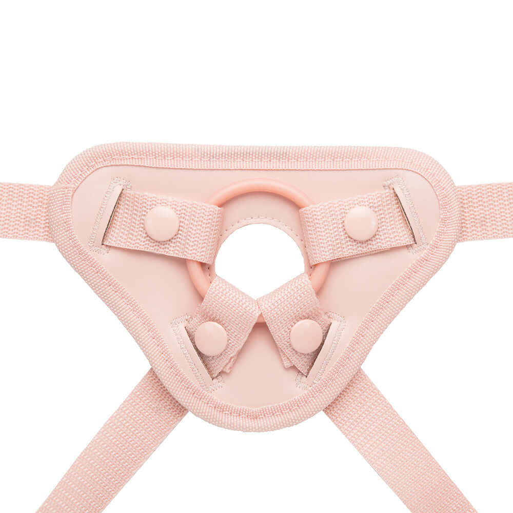 Together Toy Nudefit Strap-on Harness Light close-up of the harness design and adjustable clips