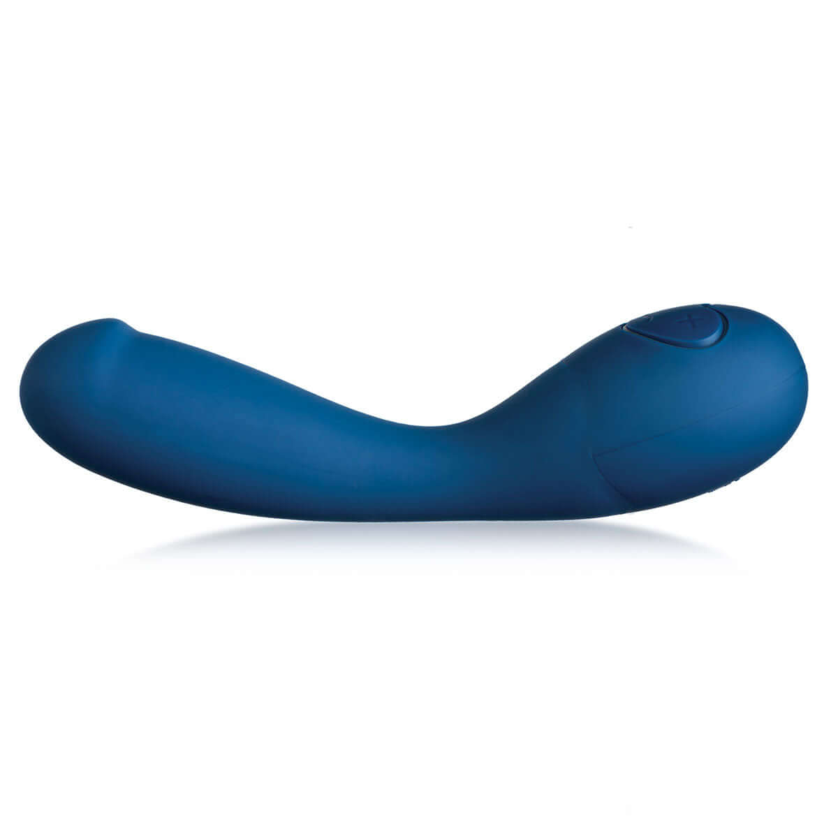OhMiBod blueMotion NEX2 G-Spot Vibrator in sleek blue design for customizable intimate stimulation.