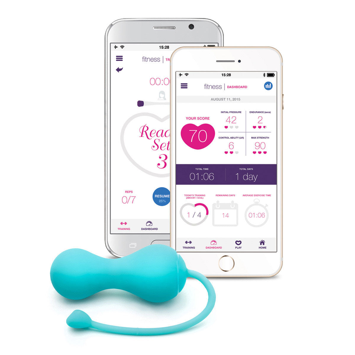 OhMiBod LoveLife Krush Smart Kegel Fitness Turquoise