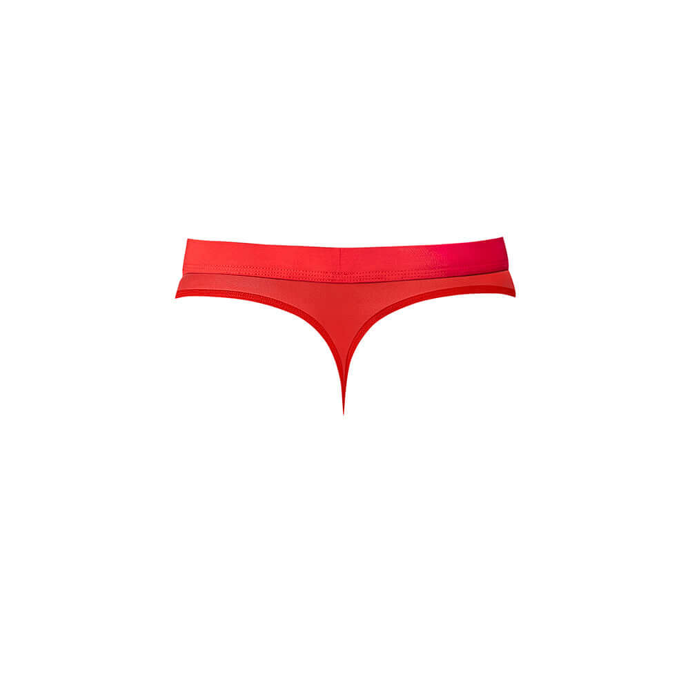Male Power Mesh 2.0 Bong Thong Red L XL in vibrant red color, designed for comfort and style.