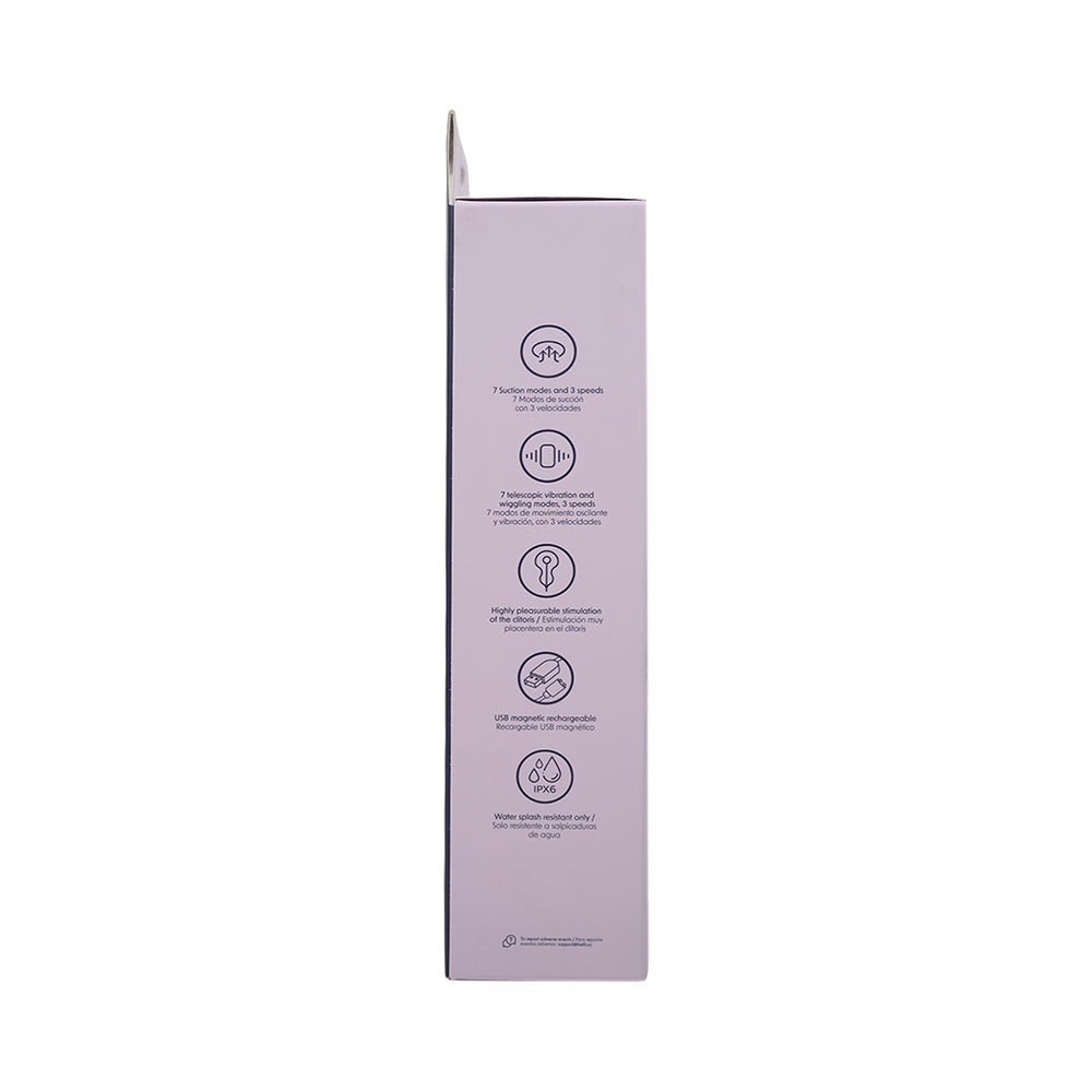 Camtoyz Lotus G-spot Stimulator packaging featuring features and functions for enhanced pleasure.