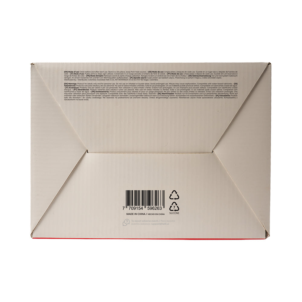 Back view of the Camtoyz Caster Realistic Torso Casting Kit packaging with barcode and care instructions.