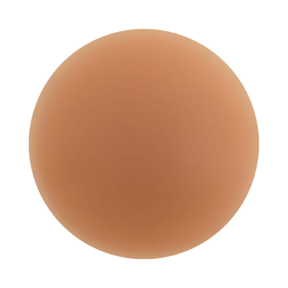 UVA Circular Nipple Covers Cocoa in smooth cocoa tone, ideal for seamless coverage under clothing.