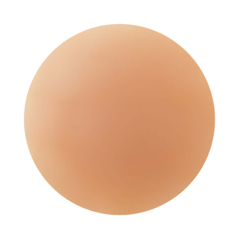 Uva Circular Nipple Covers Caramel in a warm caramel tone, providing seamless coverage under sheer outfits.