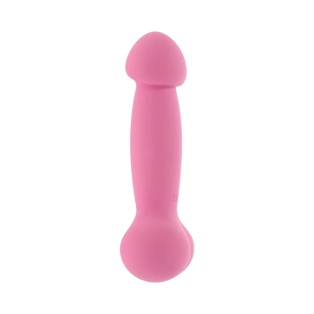 Selopa A Bit Nutty Floppy Phallic Mini Vibrator Pink showing its realistic design and textured tip for targeted stimulation