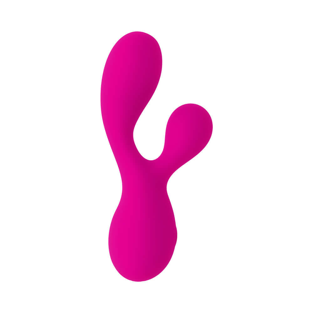 Selopa My Buddy Floppy Mini Dual Vibrator Pink featuring a flexible design for dual stimulation.