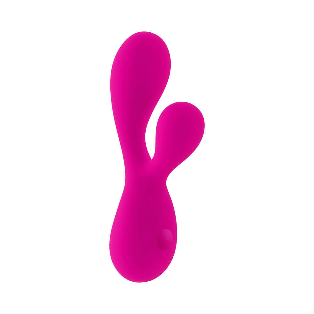 Selopa My Buddy Floppy Mini Dual Vibrator Pink showcasing its sleek dual-stimulation design.