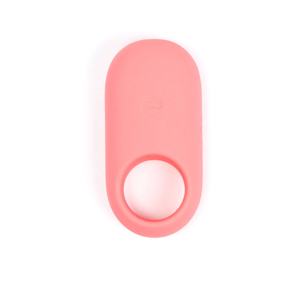 Ily By Je Joue Silicone Cock Ring Pink, a soft and stretchy couples' toy for deep shared vibrations.