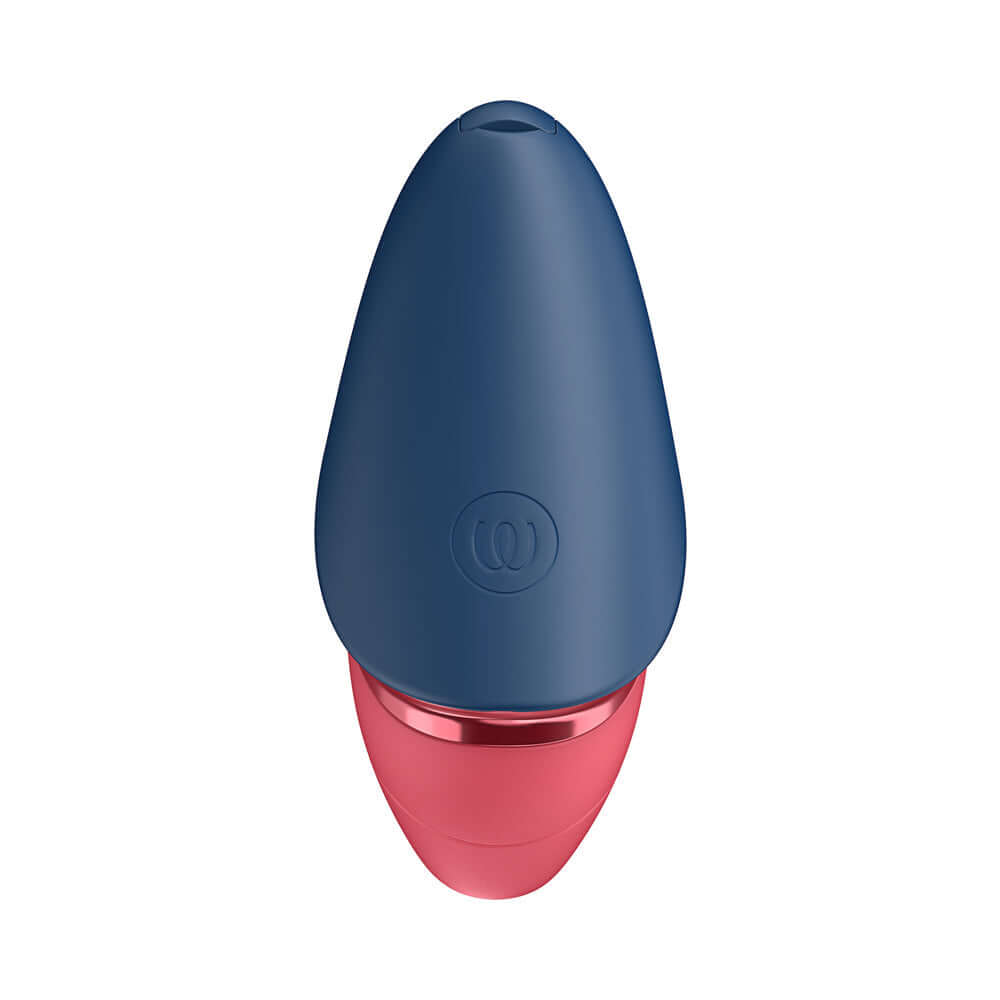 Womanizer Next Liberty Air Clitoral Stimulator Blue Red with ergonomic design and compact size for travel.