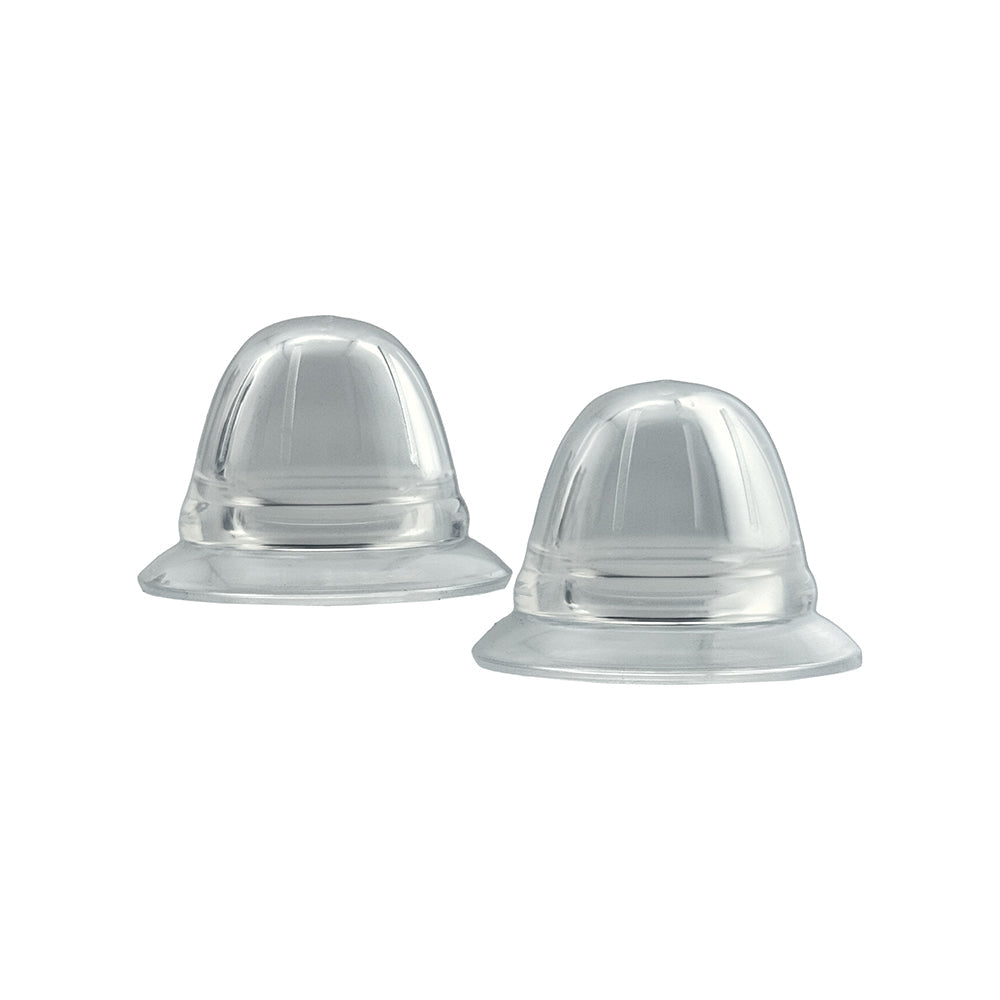 Oxballs Hunkyjunk Nano Nips Nipple-nubs Clear Silicone for enhanced nipple stimulation.