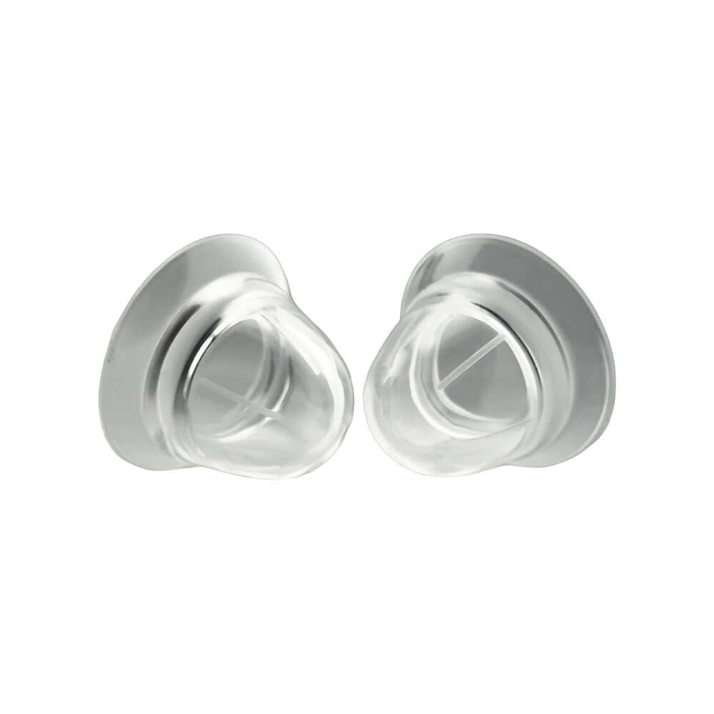 Oxballs Hunkyjunk Nano Nips Nipple-nubs Clear Silicone nipple enhancers showcasing the transparent design.