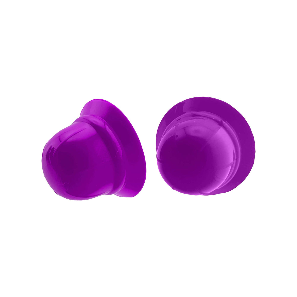 Hunkyjunk Nano Nips Nipple-nubs Purple Silicone, featuring plump, tingly silicone nipple covers for enhanced sensitivity.