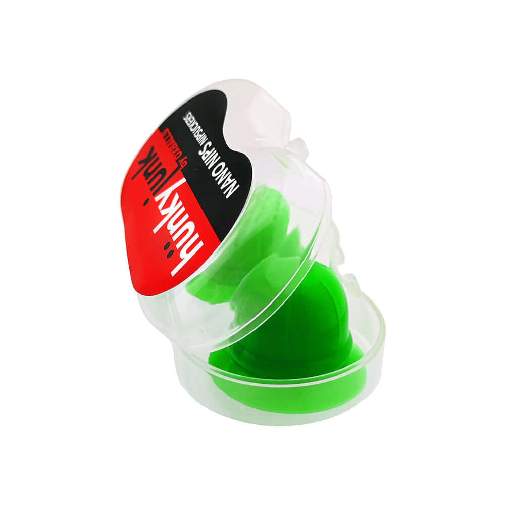 Oxballs Hunkyjunk Nano Nips Nipple-nubs Lizzard Silicone suction cups in green packaging.