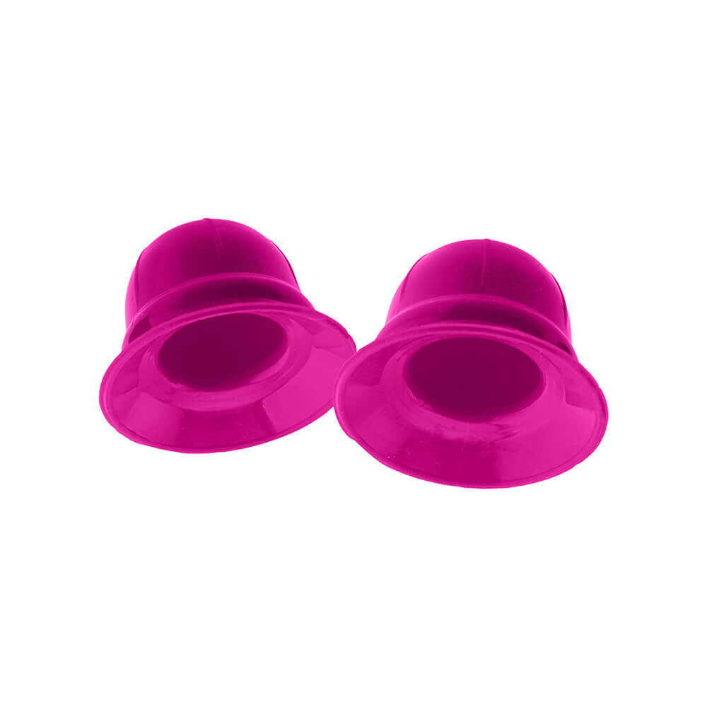 Oxballs Hunkyjunk Nano Nips Nipple-nubs Pink Silicone products in vibrant pink color.