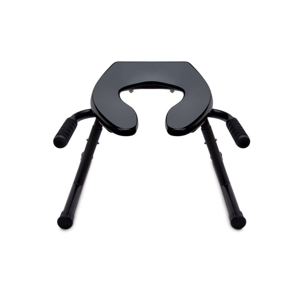 Prowler Red Rimming Seat Black designed for comfort and stability for intense oral play and full-body sensation.