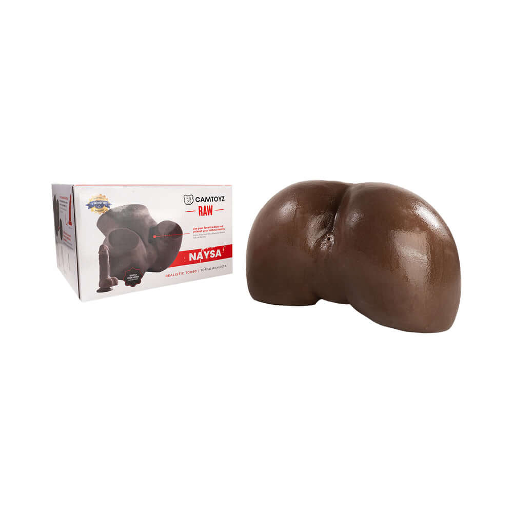 Camtoyz Raw Torso Naysa Piel Oscura Chocolate realistic torso design with detailed craftsmanship and premium materials.
