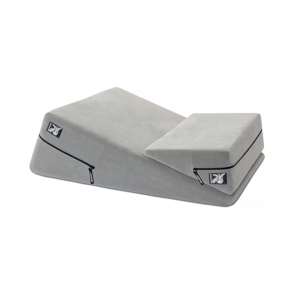 Liberator Wedge & Ramp Sex Combo Original Size Grey on a white background