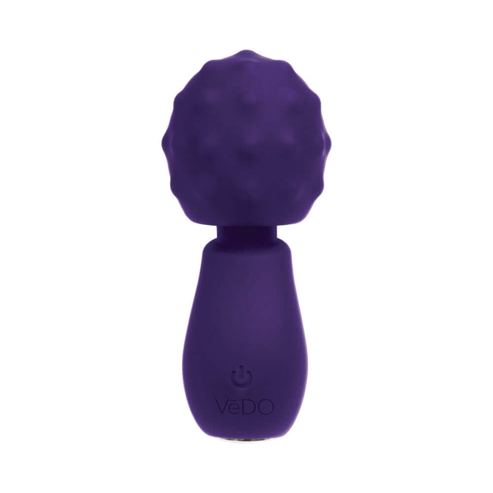 Vedo Meeny Rechargeable Extra Mini Wand Purple is a compact, powerful massager designed for portability and pleasure.