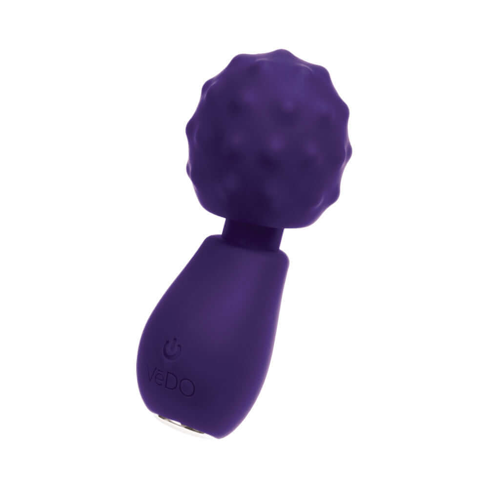 Vedo Meeny Rechargeable Extra Mini Wand Purple offers powerful sensations in a compact design, perfect for travel and discreet pleasure.
