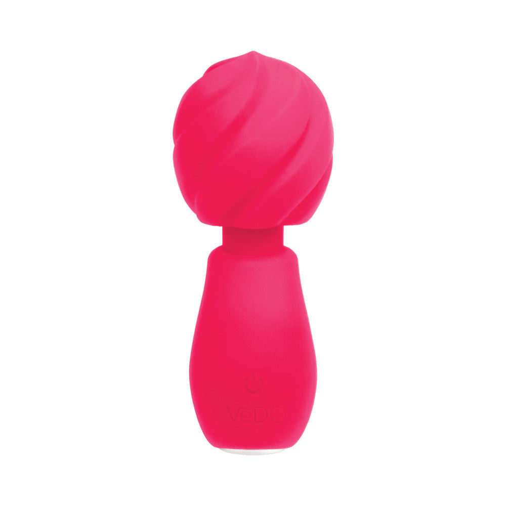 Vedo Miny Rechargeable Extra Mini Wand Pink compact travel massager for targeted stimulation.