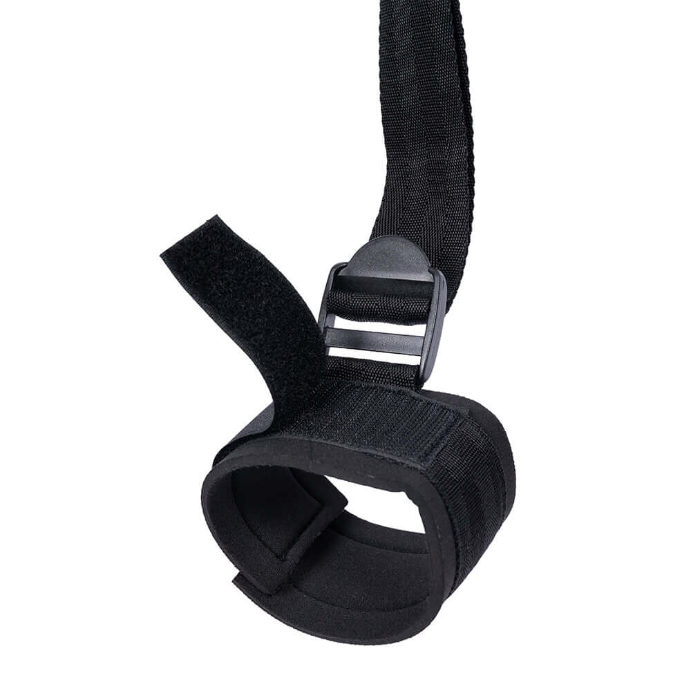 Close-up of the Sportsheets Signature Sex Sling with adjustable strap and cushioned support for enhanced intimacy.