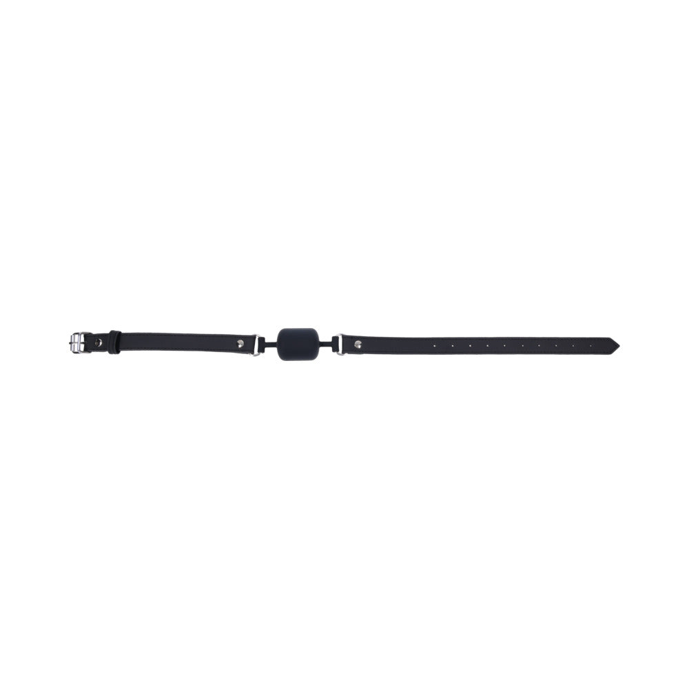 Sportsheets Signature Midnight Muse Barrel Gag sleek black design for enhanced comfort and unique sensation during play.