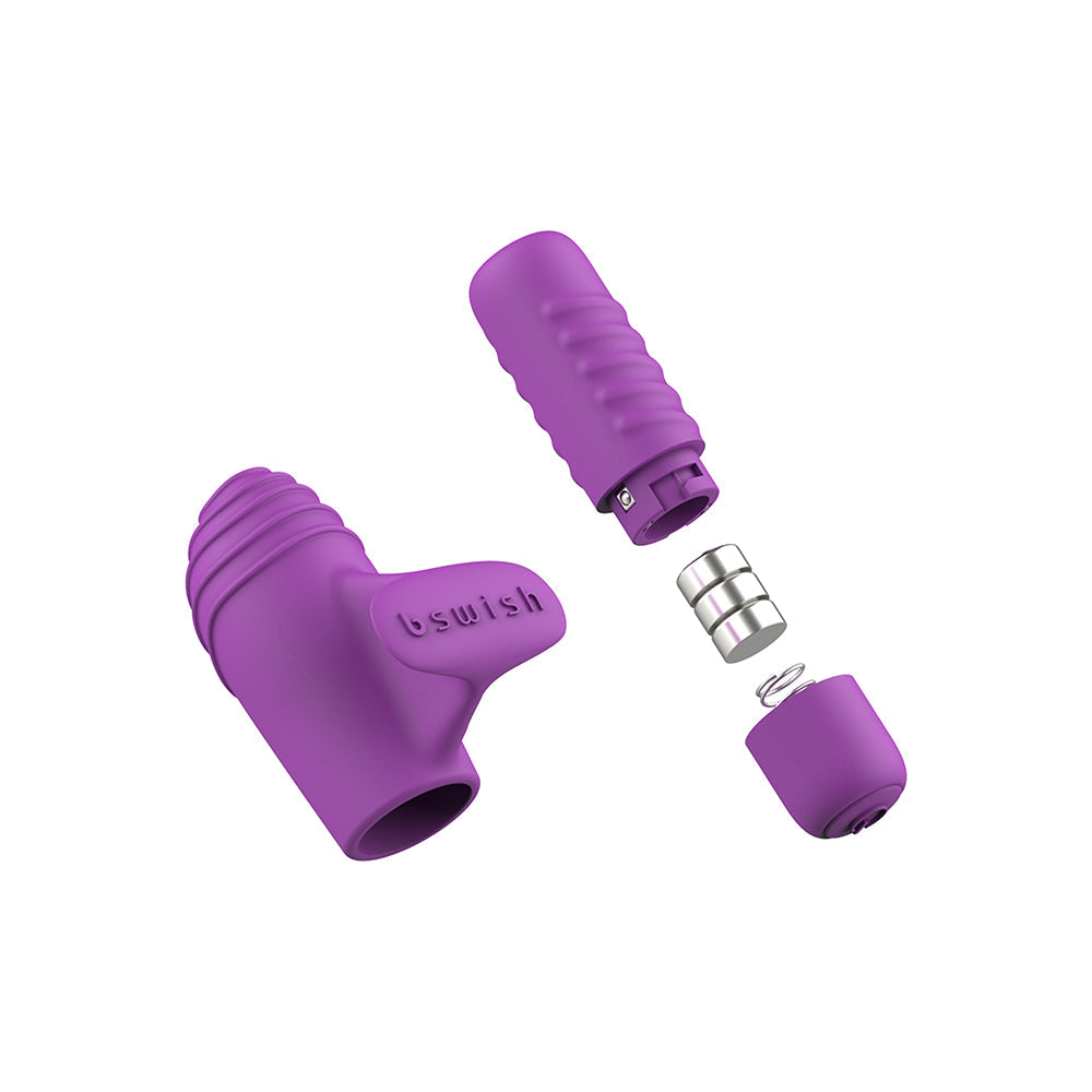 B Swish Bteased Basic Finger Vibrator Orchid