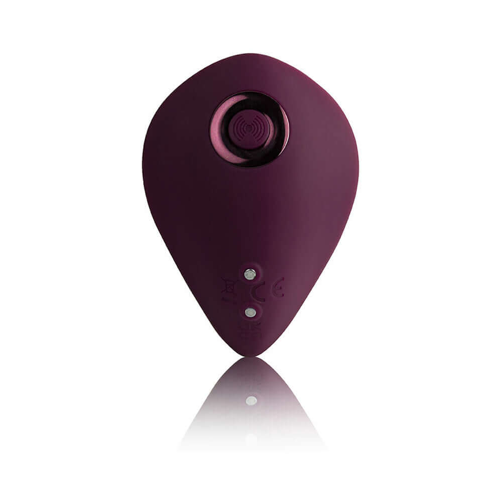 Knickerbocker Glory Panty Vibe Burgundy wearable vibrator made from body-safe silicone.