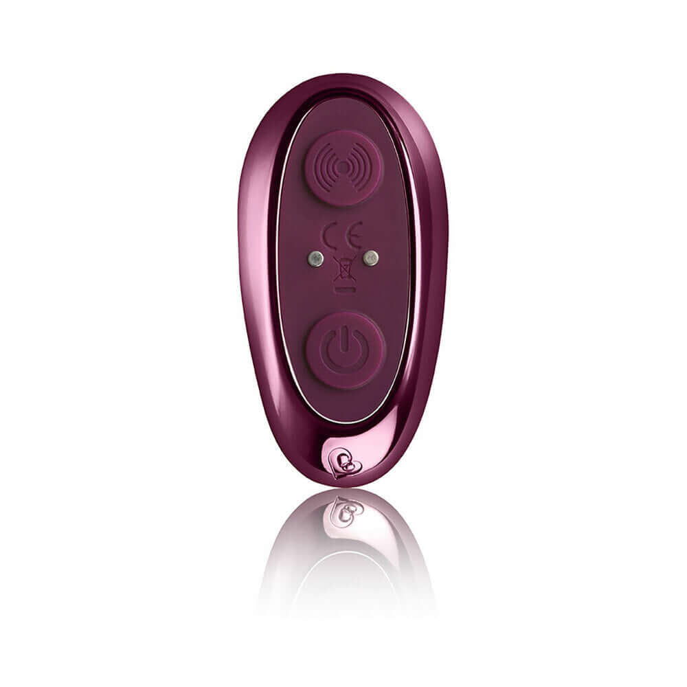 Knickerbocker Glory Panty Vibe Burgundy remote control for hands-free stimulation.