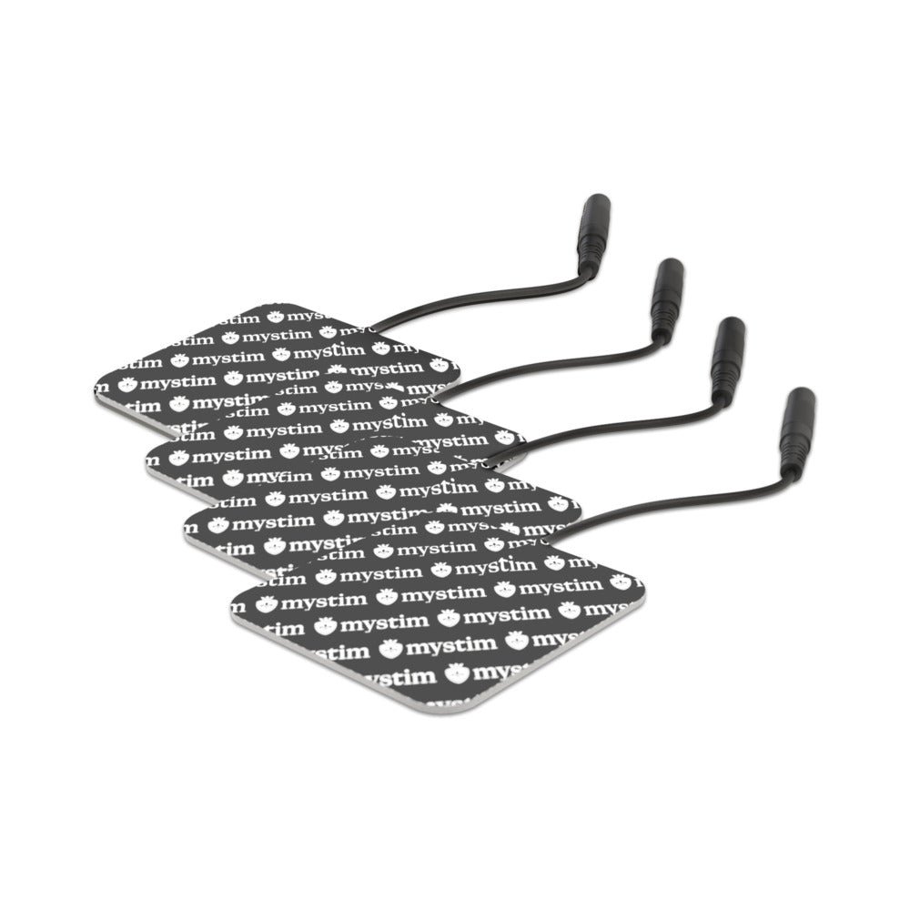 Mystim Replacement Square Electrode Pad 4-Pack
