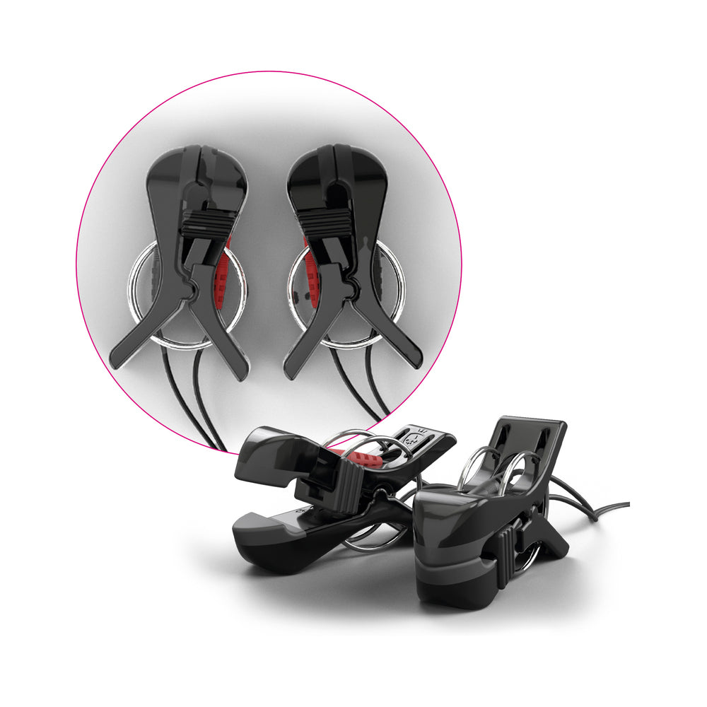 Mystim Barry Bite Bi-Polar E-Stim Clamps